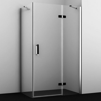 Душевой уголок WASSERKRAFT ALLER BLACK 10H06RBLACK 120x80 см