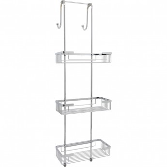 Комплект держателя и 3-х навесных полок WASSERKRAFT K-72233 Комплект держателя и 3-х навесных полок WASSERKRAFT K-72233