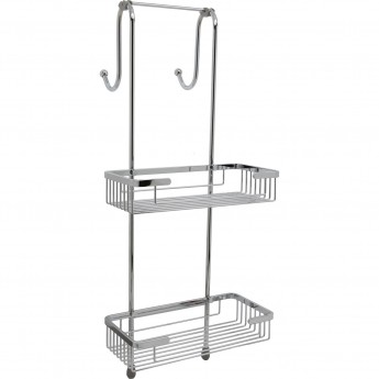 Комплект из держателей и 2-х навесных полок WASSERKRAFT K-72222 Комплект из держателей и 2-х навесных полок WASSERKRAFT K-72222