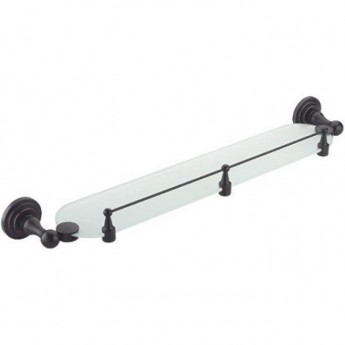 Полка стеклянная с бортиком WASSERKRAFT ISAR K-7344 Полка стеклянная с бортиком WASSERKRAFT ISAR K-7344